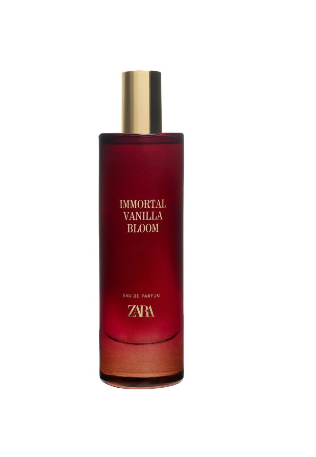 Zara Immortal Vanilla Bloom eau de parfum bottle