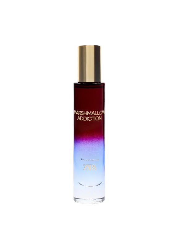 Zara Marshmallow Addiction eau de toilette in a slim gradient bottle