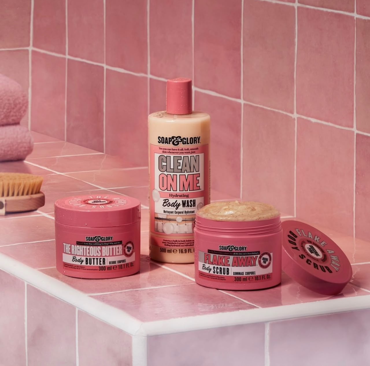 Soap & Glory Original Pink body care collection