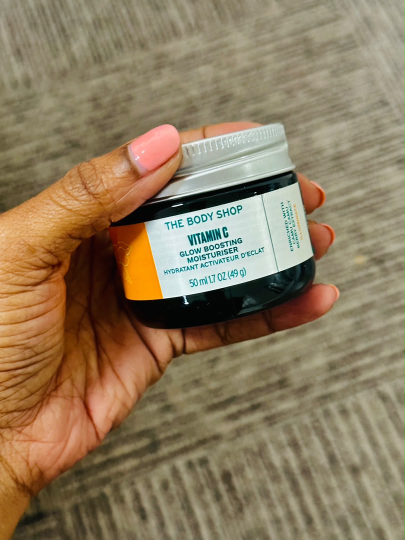 Vitamin C glow boosting moisturiser representing the skincare category
