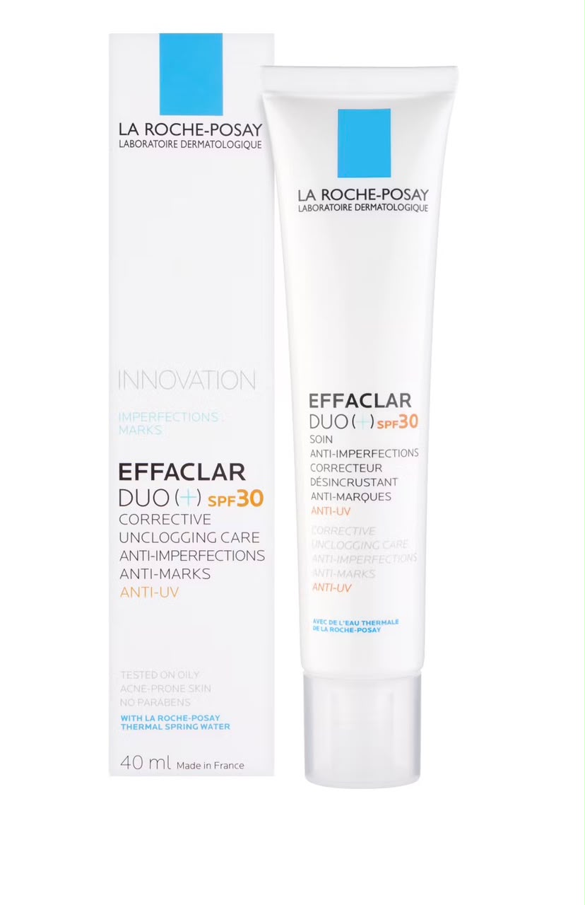 La Roche-Posay Effaclar Duo(+) SPF 30 corrective unclogging care 40ml tube and box